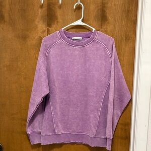 256. Zenana Purple Crewneck Sweatshirt